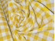 Tablecloth, with 2.5cm check, wrinkle-free, Yellow