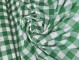 Tablecloth, with 2.5cm check, wrinkle-free, Green Tablecloth, with 2.5cm check, wrinkle-free, Green