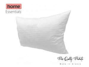 Microfiber sleeping pillowcase, Micro Line, 52x72, with large pocket, White, 1 piece - Home Essentials