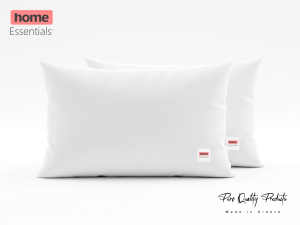 LatexDOUBLE 2 in 1 sleeping pillow, 2cm Latex sponge, and with additional LatexMiX pillow with adjustable mixed filling with zipper, Latex trimmings and Silicone Anti-allergic polyester fibers, - 50x70 (elastic, soft and sturdy, double-sided)